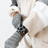 Beautiful Warmth Tech Gloves In Grey Image - 1