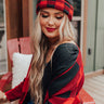Favor The Cold High Pony Tail Beanie In Red Image - 1