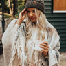 Fall Hike Faux Fur Pom Beanie in Martini Olive Image - 1