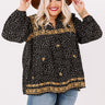 Starring Role Embroidered Shift Top  Curves Image - 1