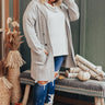 Wine In Winter Park Light Weight Coat In Grey Curves Image - 1