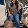 Out In Nature Camo Shift Top  Curves Image - 1