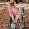 Snuggle Up Buttercup Knit Sweater In Blush Image - 1