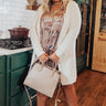 Endless Layers Cardigan In Cream Curves Image - 1