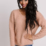 Cozy Side Knit Sweater In Latte Image - 1