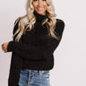 Pumpkins And Cozy Knit Sweater In Black Image - 1