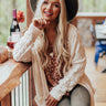 Nothing But The Best Cable Knit Cardigan In Ivory Image - 1
