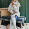 London Fog Ultra Soft Scarf in Light Grey Image - 1