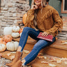 On The Fringe Knit Sweater In Mustard Image - 1