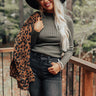 Vermont Fall Ribbed Top In Army Green Image - 1