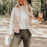 Blue Ridge Weekend Sherpa Lined Vest In Pink Image - 1
