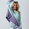 Tuscan Sunsets Ombre Sweater in Aqua Image - 1