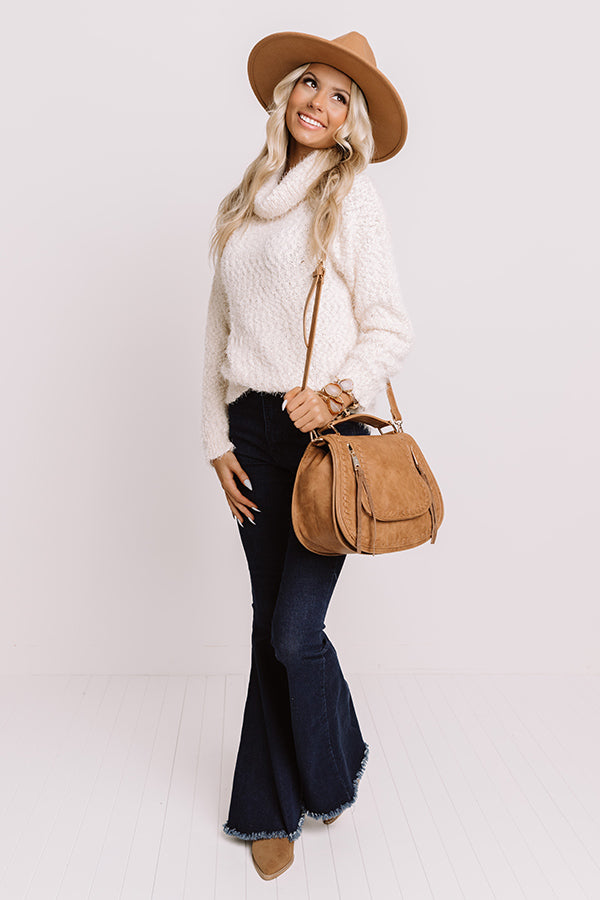 Pumpkins And Cozy Knit Sweater In Cream Image - 2