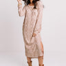 Sipping Tea Snake Print Midi Image - 1
