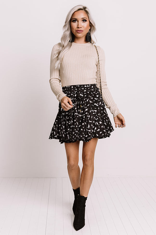 Love In Tribeca Skort In Black Image - 5
