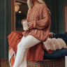 Latte Kisses High Waist Cable Knit Legging In Ivory Image - 1