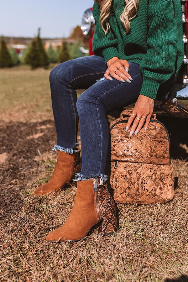 The Everlee Bootie In Chocolate Image - 1