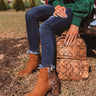 The Everlee Bootie In Chocolate Image - 1