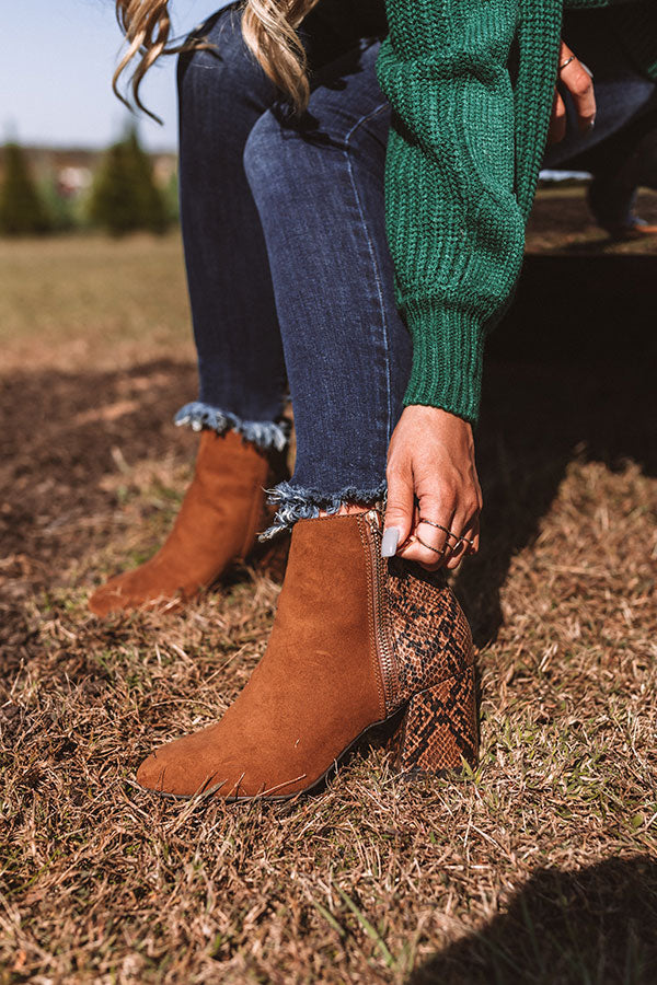 The Everlee Bootie In Chocolate Image - 2