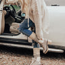 The Remi Bootie In Grey Image - 1