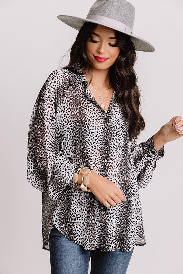 Witty Charm Leopard Top Image - 4
