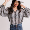 Witty Charm Leopard Top Image - 1