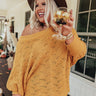 September Morning Knit Sweater In Golden Honey Curves Image - 1