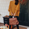 September Morning Knit Sweater In Golden Honey Image - 1