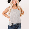 Counting On Cool Weather Shift Tank In White Image - 1