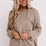 Happy On The Highline Shift Sweater In Taupe Image - 1