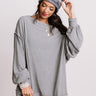 Better Days Ahead Shift Top In Grey Image - 1