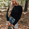 Leaf Peeping Shift Sweater In Black Image - 1