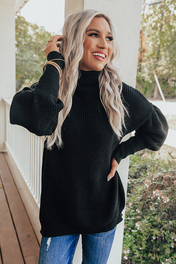 Berkshires Bound Knit Sweater In Black