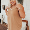 Kisses On The Coast Shift Tank In Copper Curves Image - 1