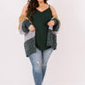 Kisses On The Coast Shift Tank In Forest Curves Image - 1
