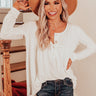 Vivid Autumn Shift Top In White Image - 1