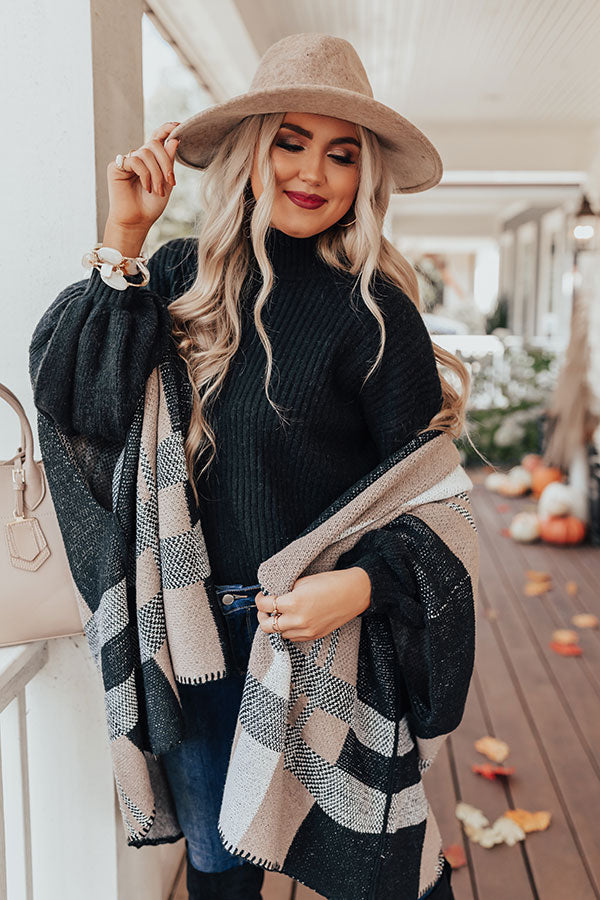 Pumpkin Season Sweater In Black Image - 5