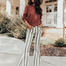 The Serina High Waist Flares In Sage Image - 1