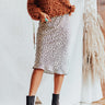 Coffee Until Cocktails Satin Midi in Champagne Image - 1