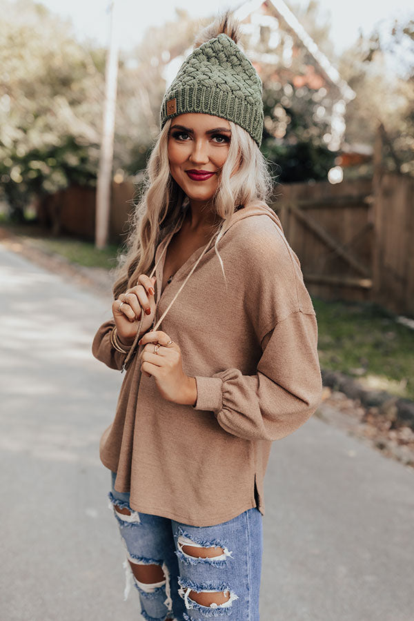 Mountain Bound Hoodie In Mocha Image - 5