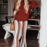 Berkshires Bound Knit Sweater In Dark Rust Image - 1