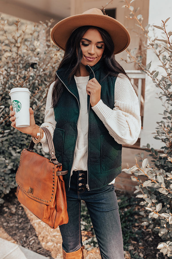 Lake Champlain Plaid Vest