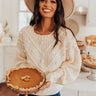 Most Loved Knit Sweater In Cream Image - 1