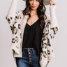 Most Valuable Layer Leopard Cardigan In Cream Image - 1