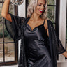 Brilliant Luster Sequin Cardigan In Black Image - 1