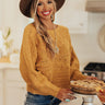 Code Word Cute Knit Sweater In Golden Honey Image - 1