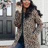 Latte Social Leopard Coat Image - 1