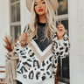 Spotted In Aspen Knit Sweater In Black Image - 1