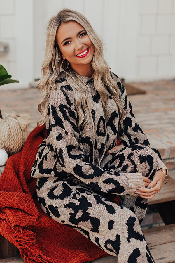 Cozy Coasting Leopard Hoodie