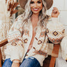 Gave You My Heart Knit Cardigan in Beige Image - 1